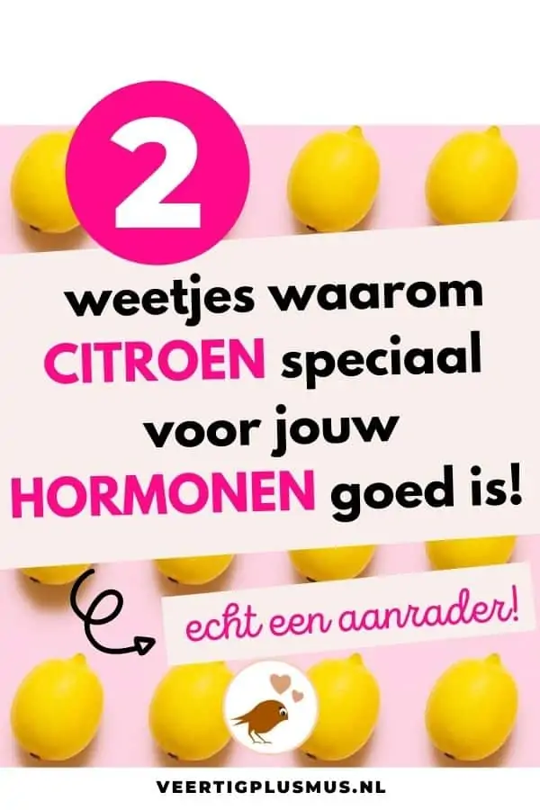 2 weetjes waarom citroen speciaal voor jouw hormonen goed is