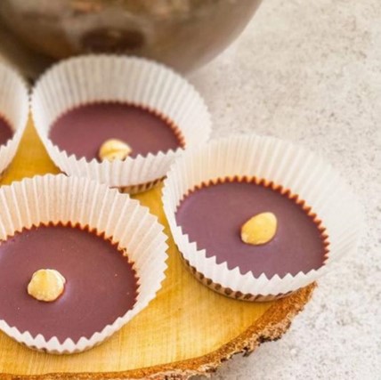 Recept koolhydraatarme en suikervrije hazelnoot chocolaatjes!